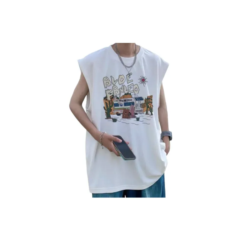 Trendy Sleeveless Vest-1