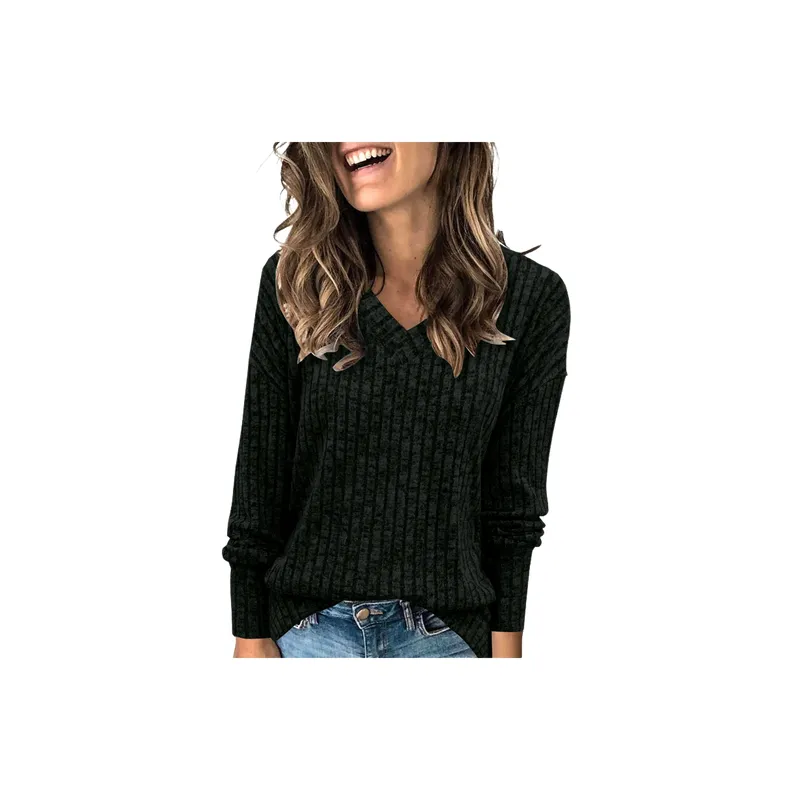 Plain Loose Knitwear-4