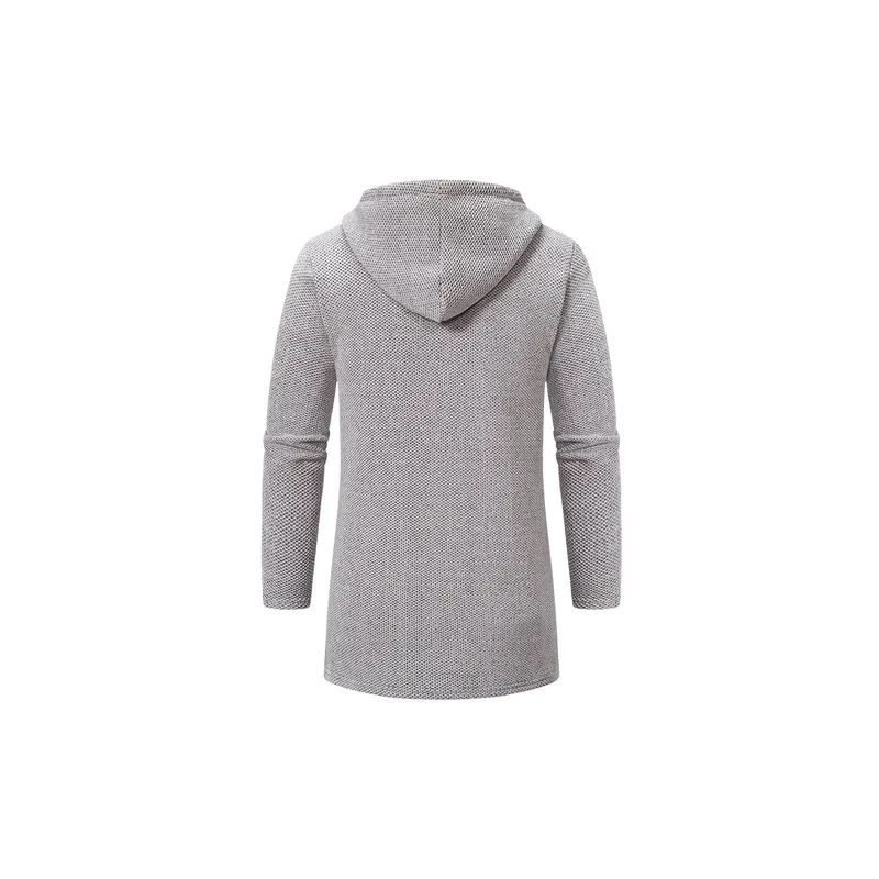 Simple Warm Blended Synthetic Fabrics Sweater-9