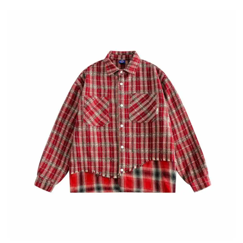 Trendy Retro Plaid Loose Jacket-6