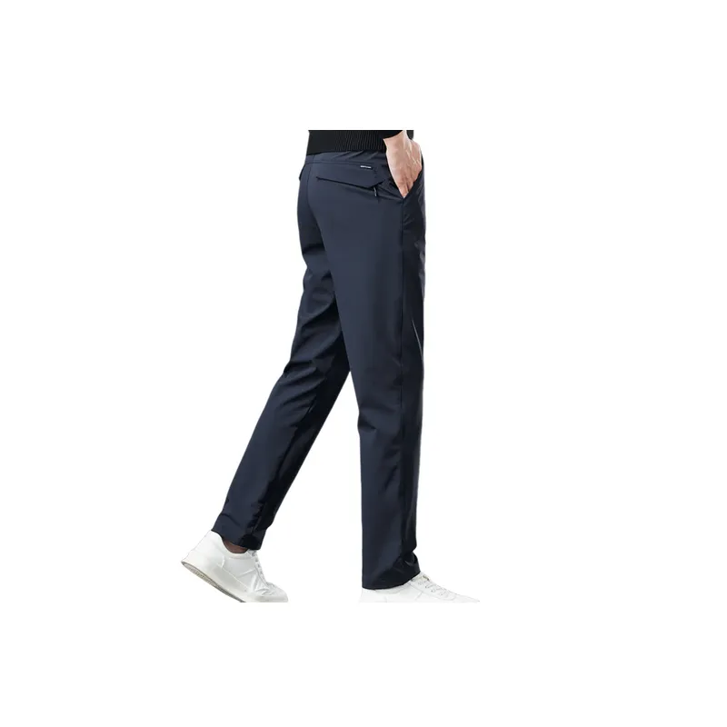 Fashionable Loose Blended Synthetic Fabrics Casual Pants-1