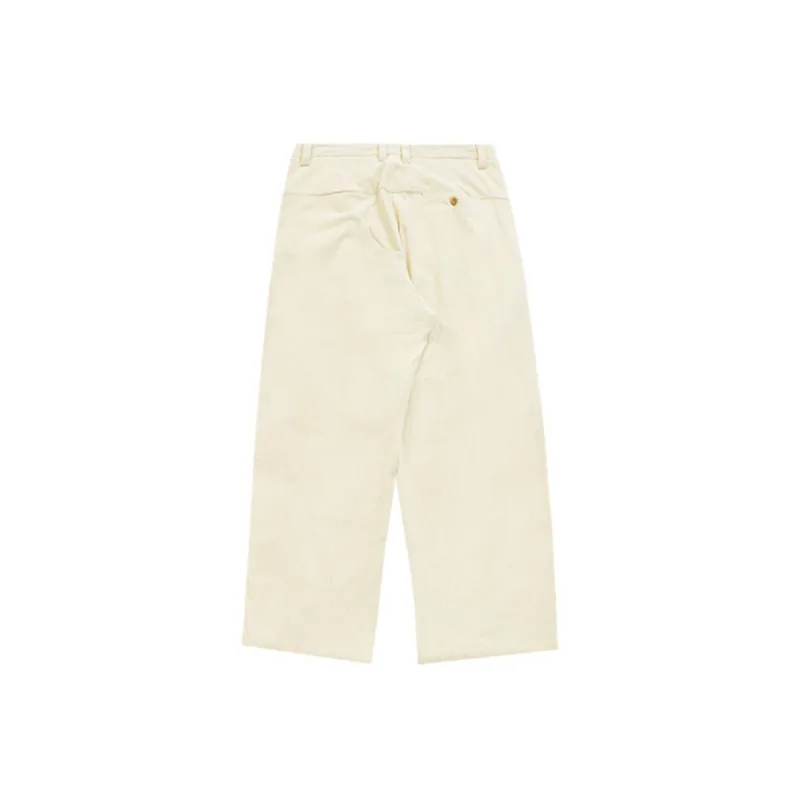 Fashion Zipper Corduroy Casual Pants-1