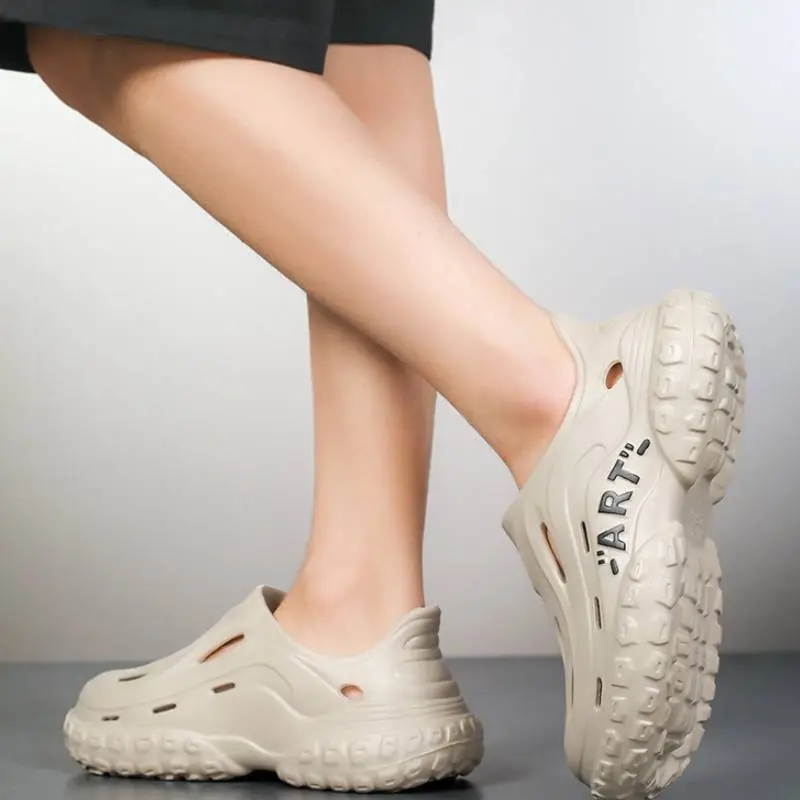 Simple Plain Clogs-5