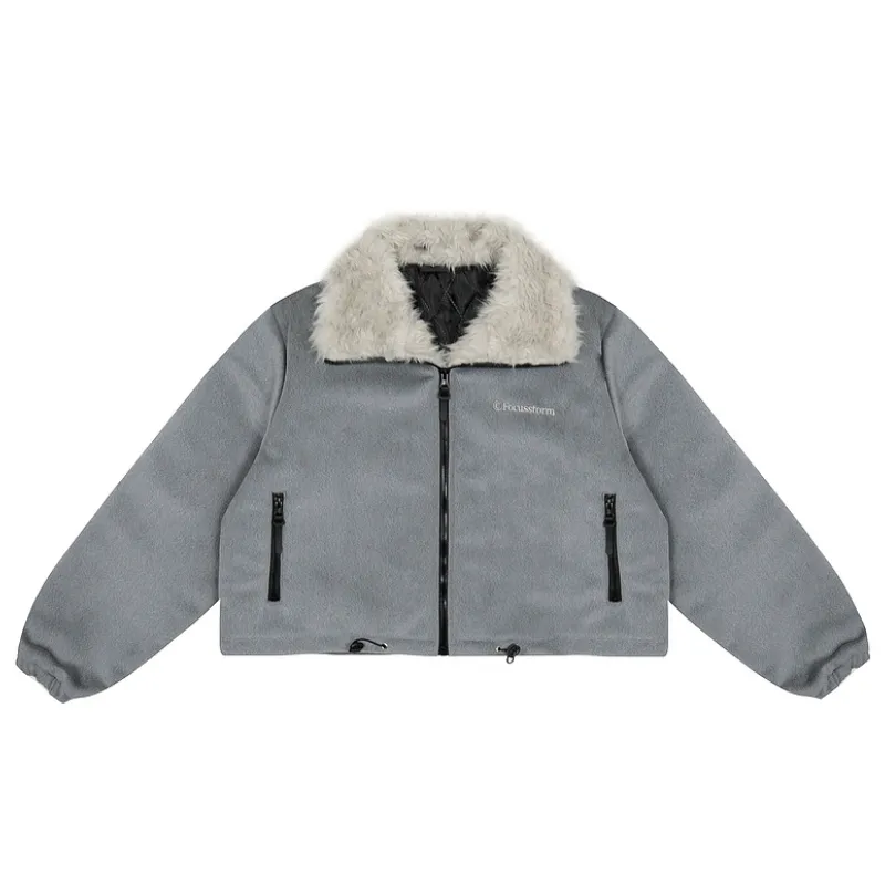 Fashionable Loose Quilted Jacket Women-0
