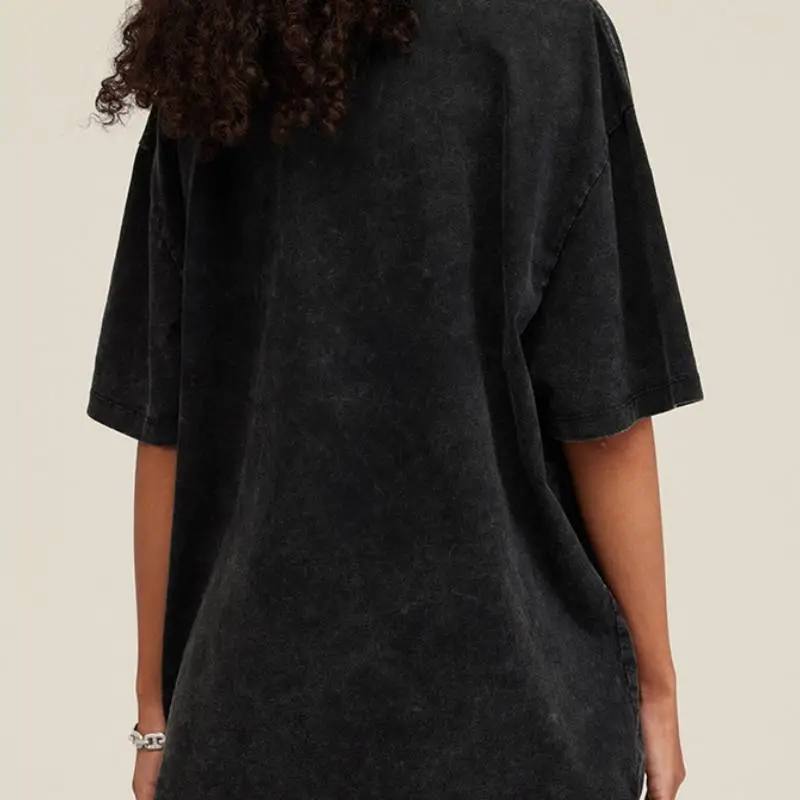 Casual Loose 100% Cotton T Shirt-2