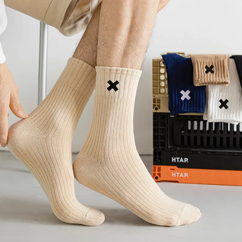 Fashionable Simple Mid Calf Sock-2