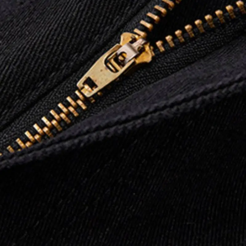 Casual Straight Leg Jeans-4