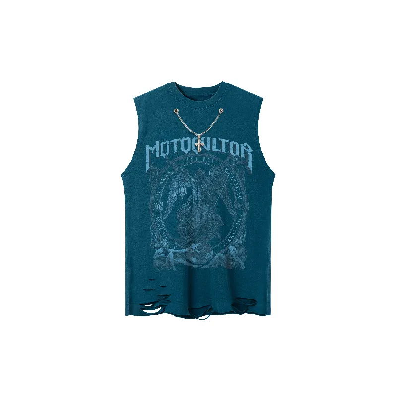 Casual Loose Cotton Vest-6