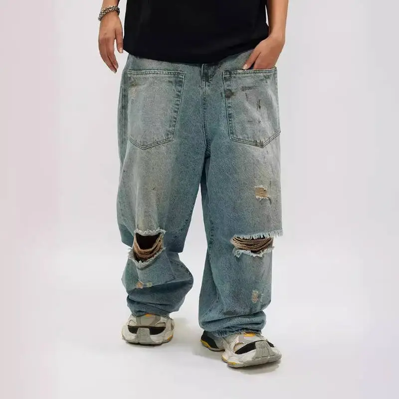 Retro Simple Jeans-2