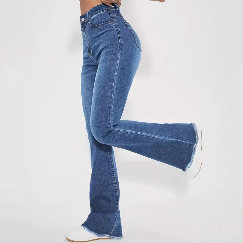 Fashionable Simple Jeans-1