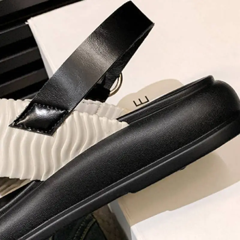 Casual Plain Beach Sandals-4