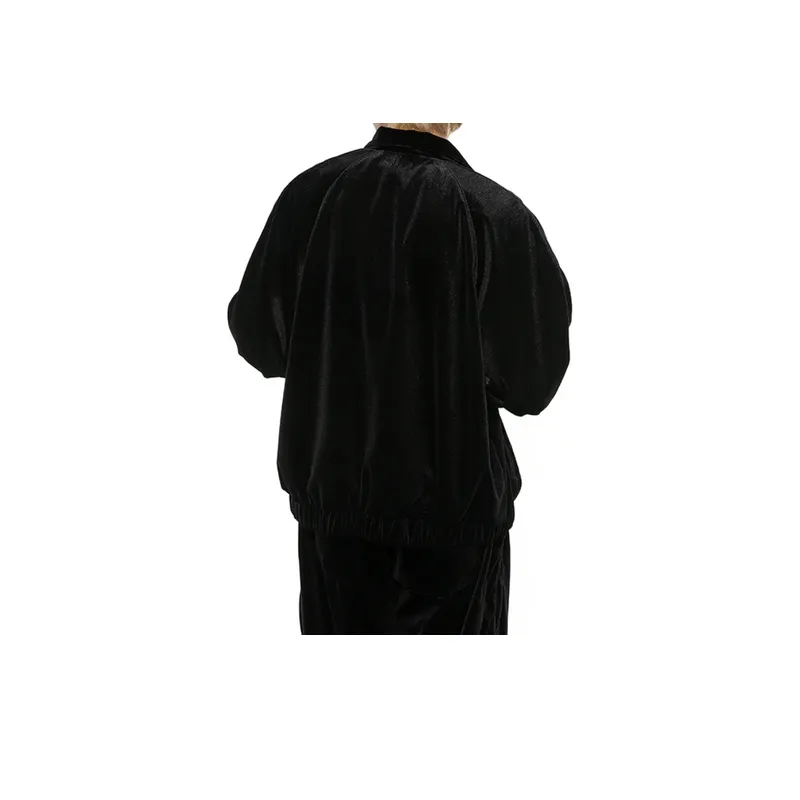 Velvet Dagging Loose Casual Suit-4