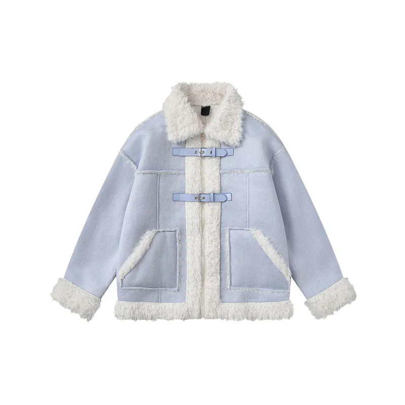 Loose Zipper Quilted Jacket-0