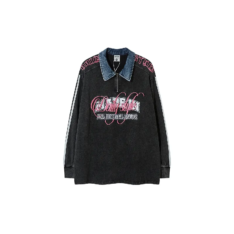 Fashionable Washed T Shirt-2