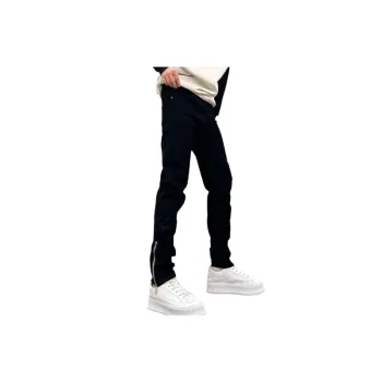 Zipper Loose Jeans