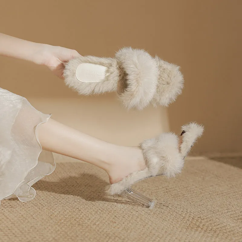 Fashionable Warm High Heels-1