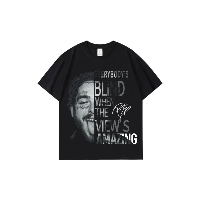 Casual Loose 100% Cotton T Shirt-2