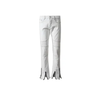 Wide Leg Zippered Pants