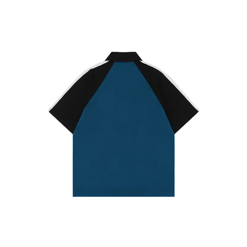 Retro Loose 100% Cotton Polo Unisex-1