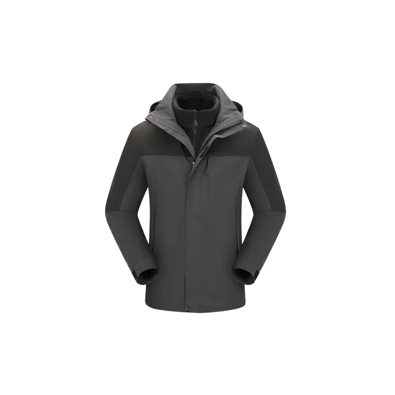 Contrast Color Breathable Polyester Outdoor Jacket Unisex-0