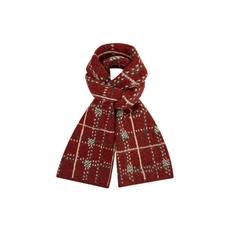 Retro Warm Knit Scarf-0