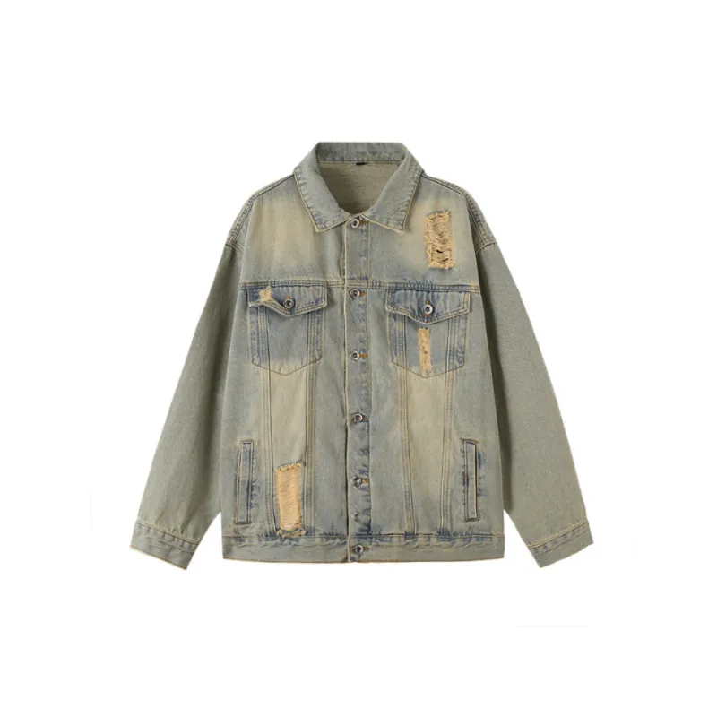 Casual Street Denim Jacket-0