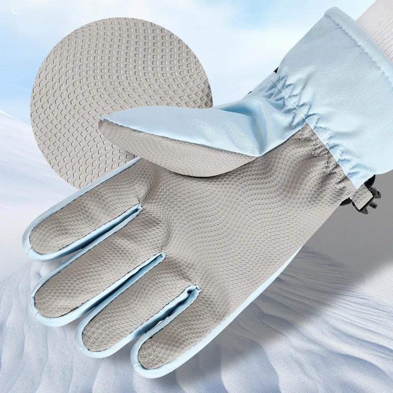 Fashionable Warm Ski Gloves-4