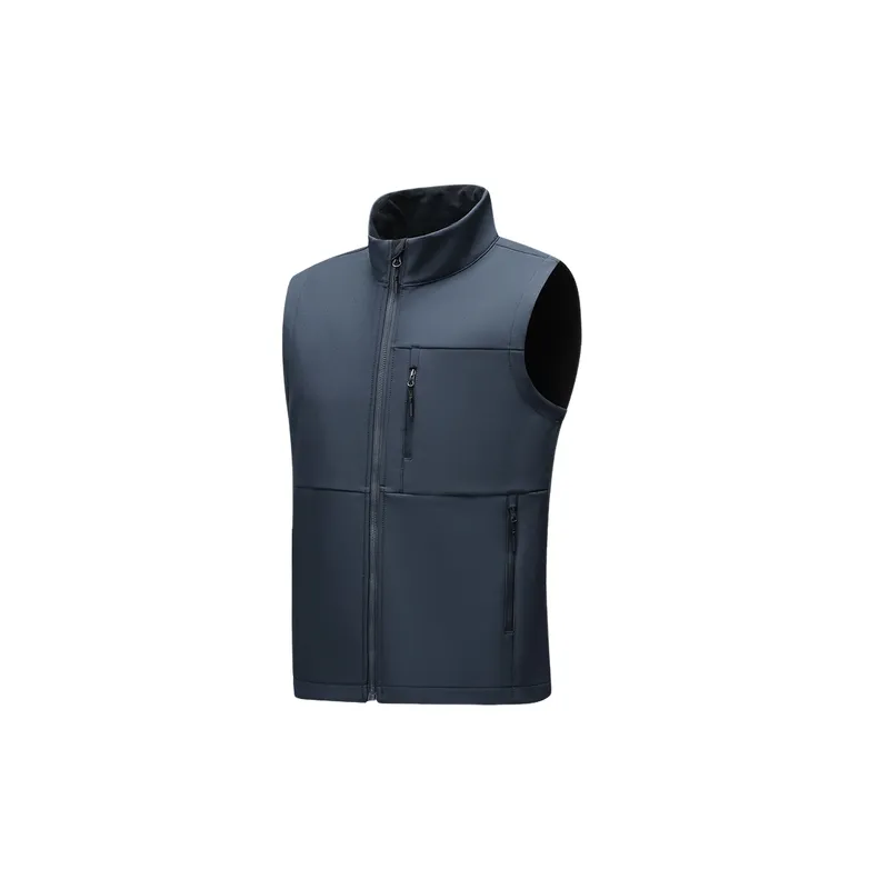 Casual Plain Blended Synthetic Fabrics Vest-6