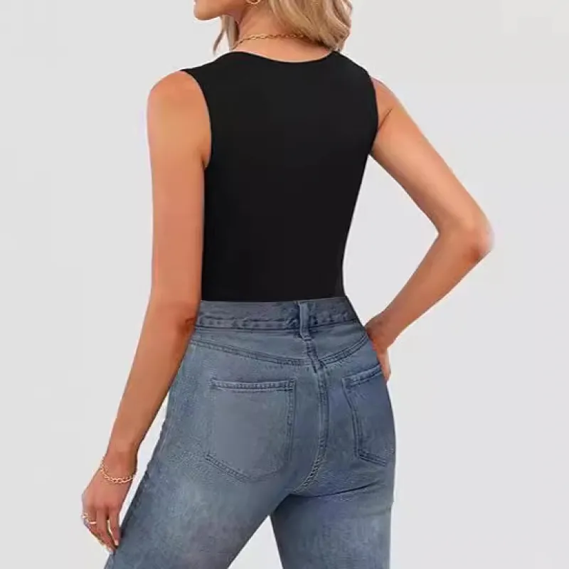 Fashionable Sexy Milk Fiber Vest Women-1