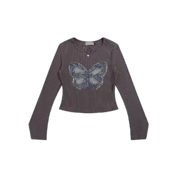 Fashionable Butterfly T Shirt Women