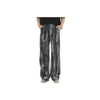 Hip Hop Loose Dirty Jeans