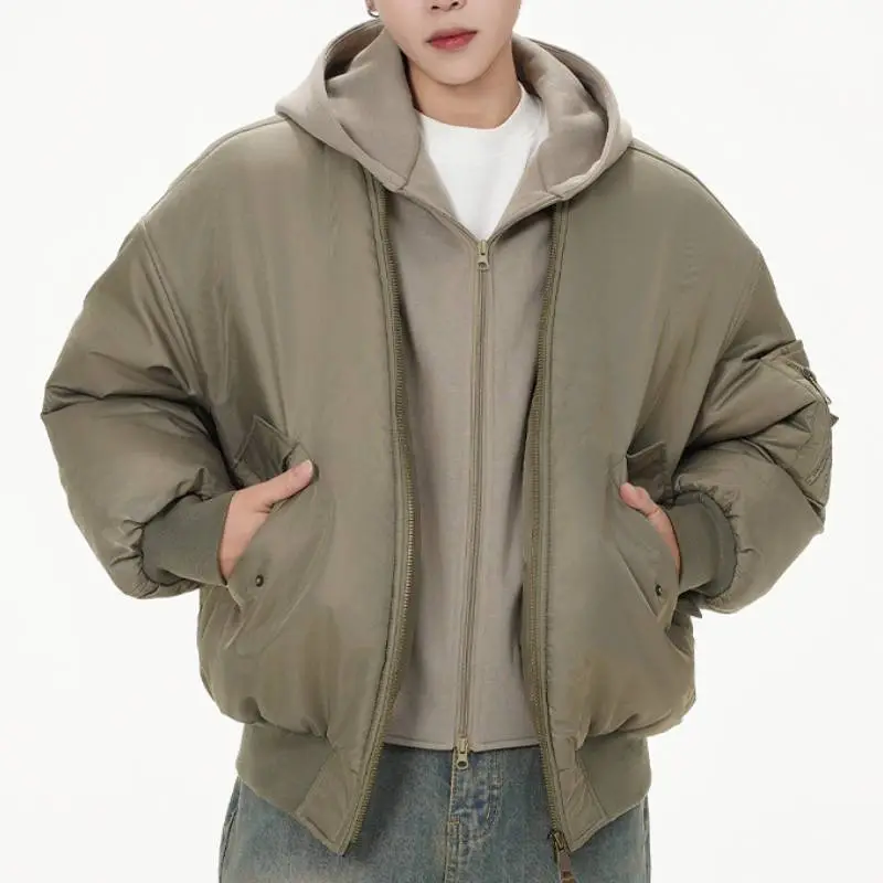Casual Loose Quilted Jacket-4
