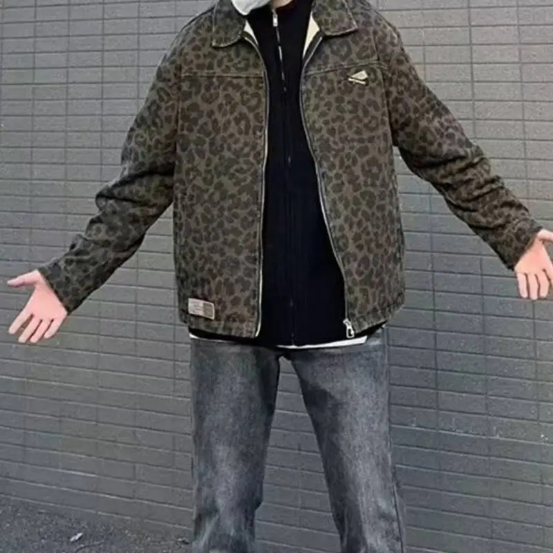 Casual Leopard Print Jacket-1