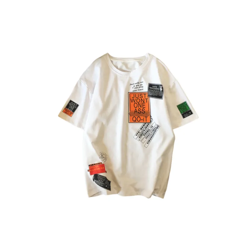 Non ironing Loose Printing Trend T shirt