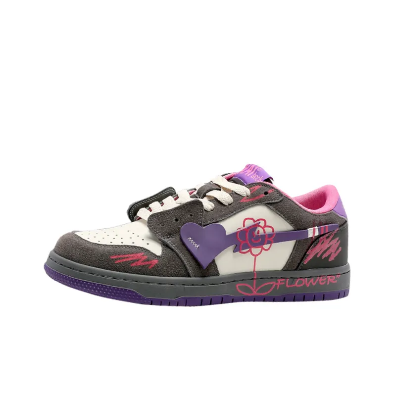 Breathable Casual Niche Graffiti Lovers Trendy Shoes