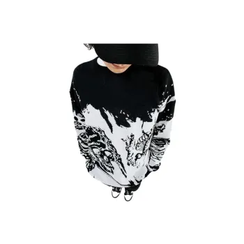 Fashionable Print Sweater
