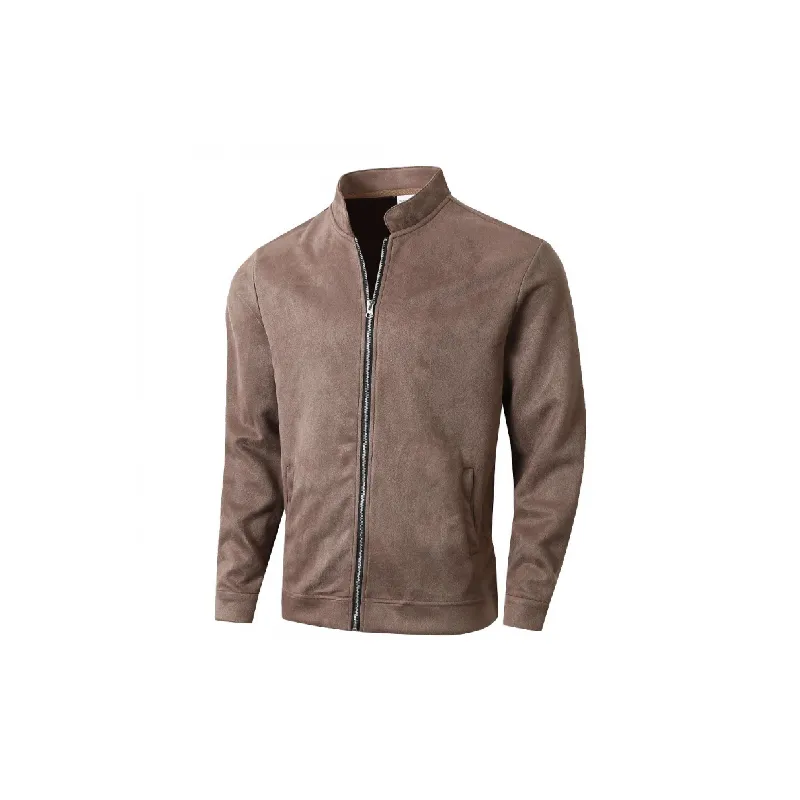 Casual Fashionable Blended Synthetic Fabrics Jacket-3