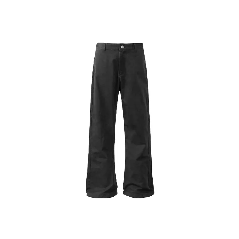 Retro Simple Loose Cotton Casual Pants-0