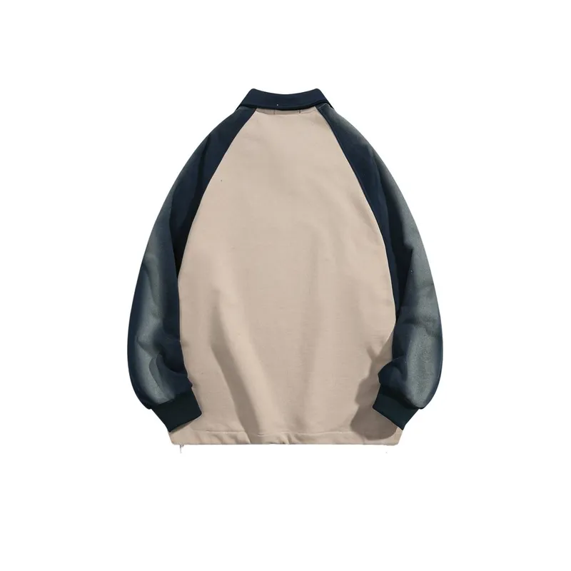 Trendy Spray Painted Letter Sweatshirt-5