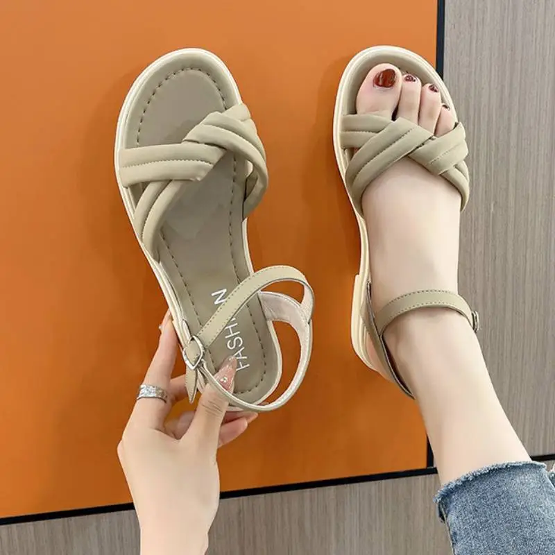 Simple Preppy Beach Sandals-7