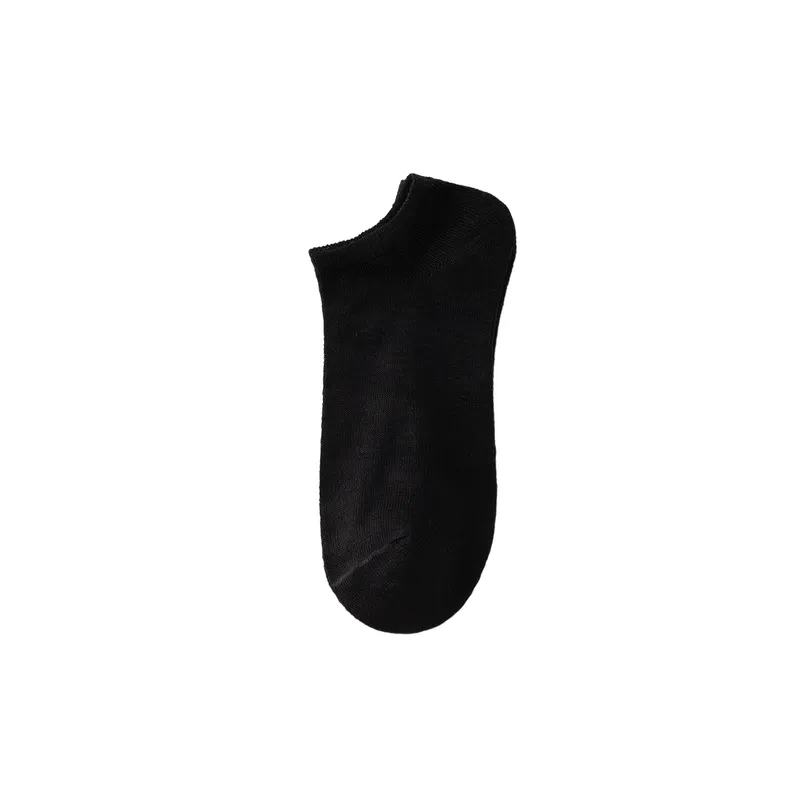 Plain Breathable Polyester Cotton Socks-3