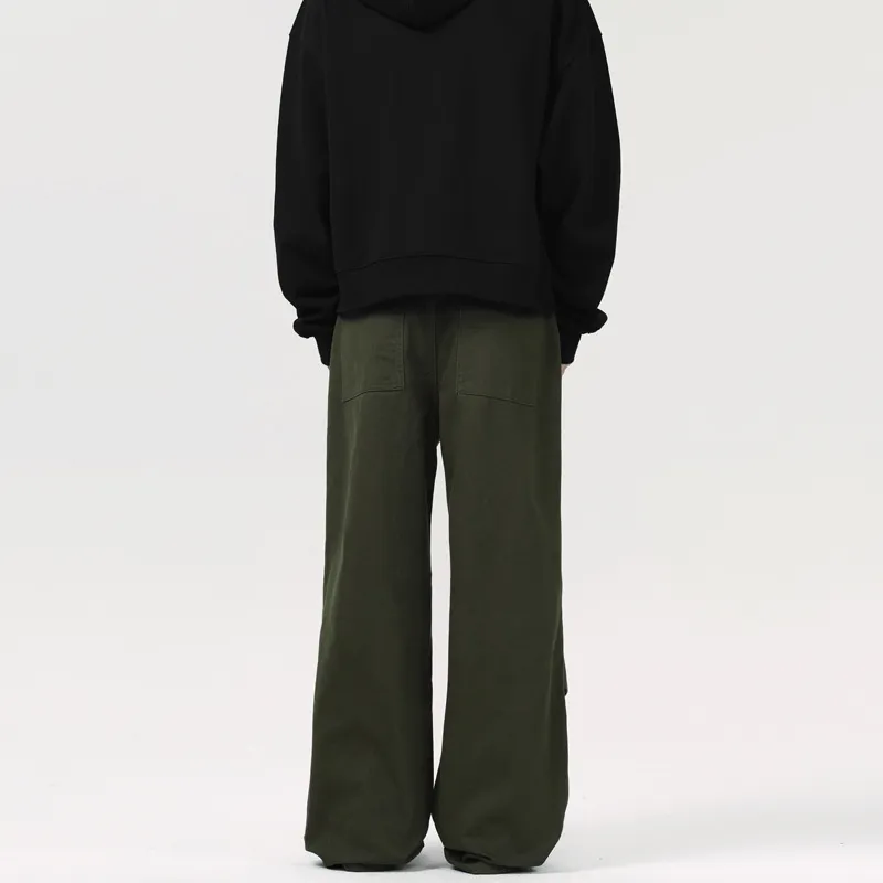 Trendy Casual Cotton Cargo Pants-3