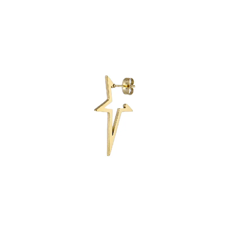 Retro Hip hop Ear Stud-1
