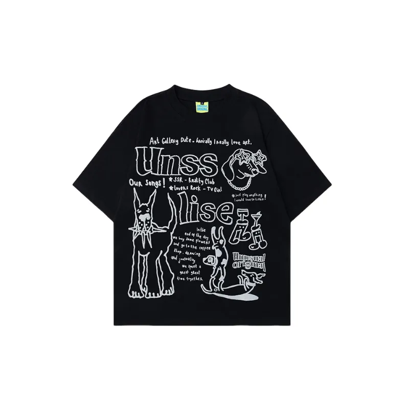 Retro Casual 100% Cotton T Shirt-6