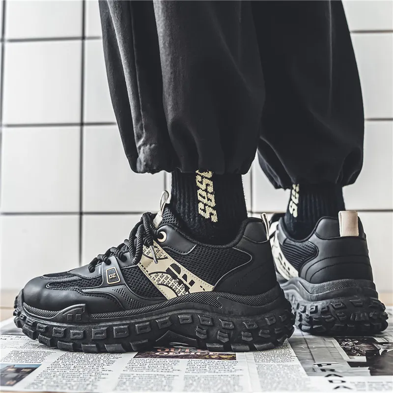 Sporty Breathable Chunky Sneakers-1