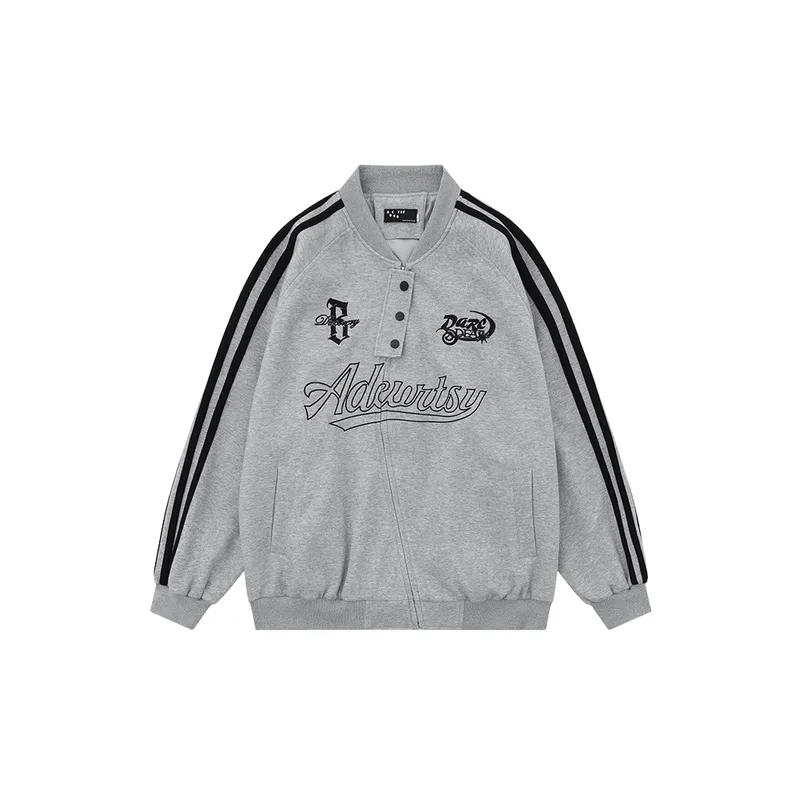 Embroidered Striped Lass Short Jacket-0