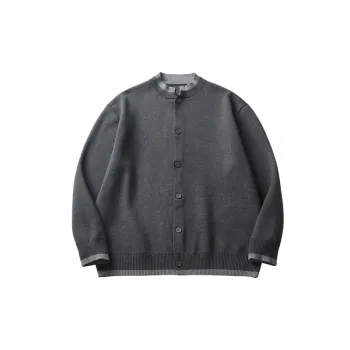 Loose Casual Mercerized Cotton Knitwear
