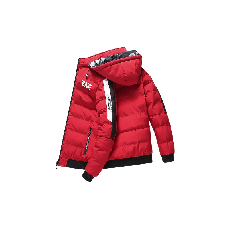 Casual Warm Blended Synthetic Fabrics Quilted Jacket-11