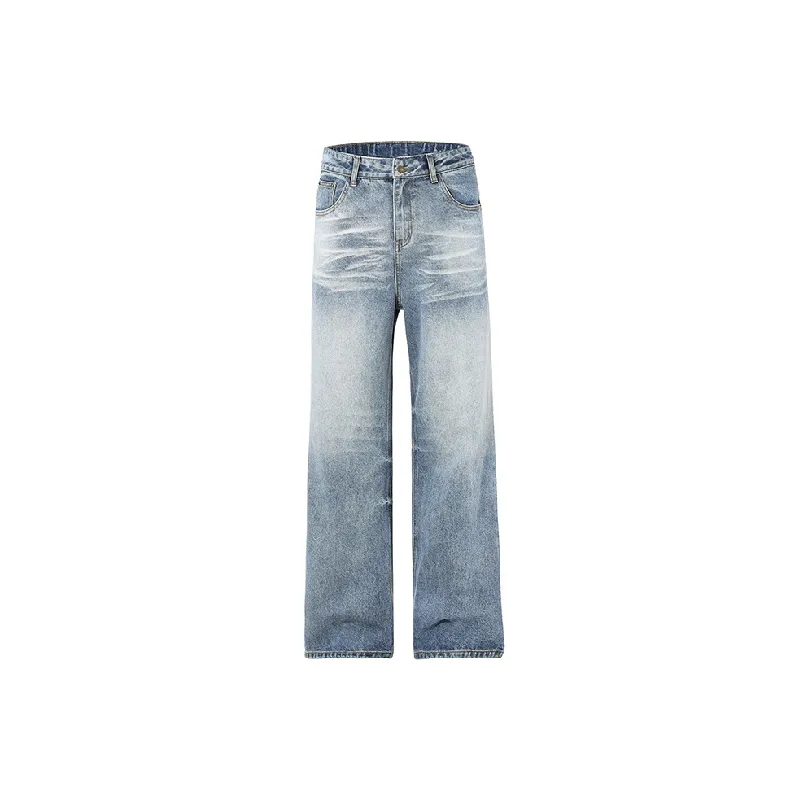 Fashion Washed Baggy Jeans