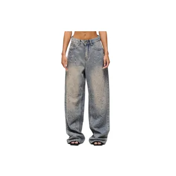 Retro Loose Jeans Women